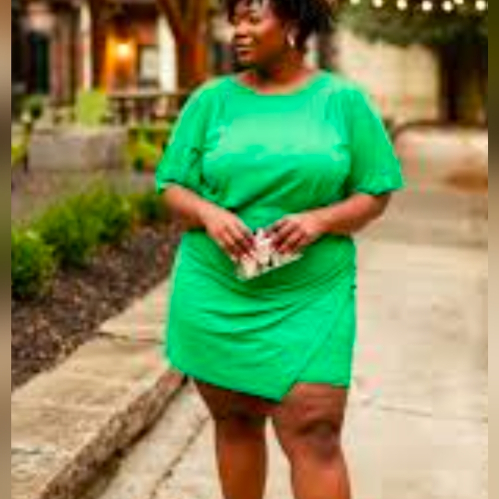 Future Collective Green Dress Super Fresh Material Gray For Summer Night Out.